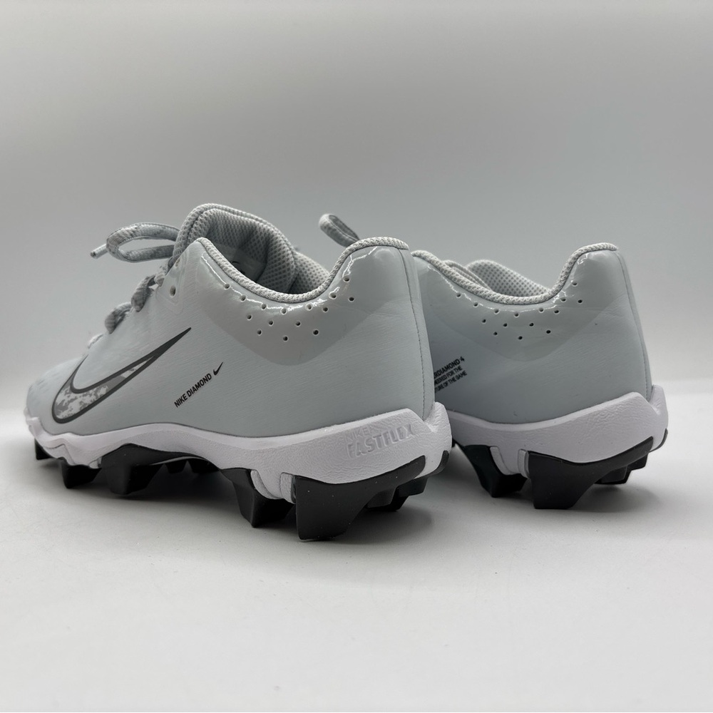 Nike Hyperdiamond 4 Keystone Big Kids White S: 13C FZ0919-002 Softball Cleats - Picture 2 of 16